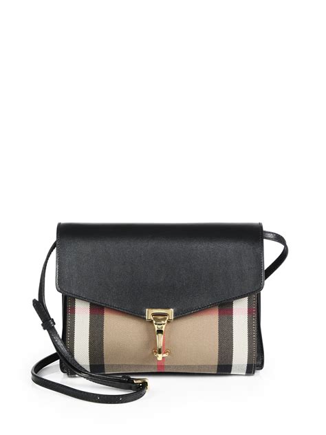 burberry canterbury check embossed leather bag|burberry macken.